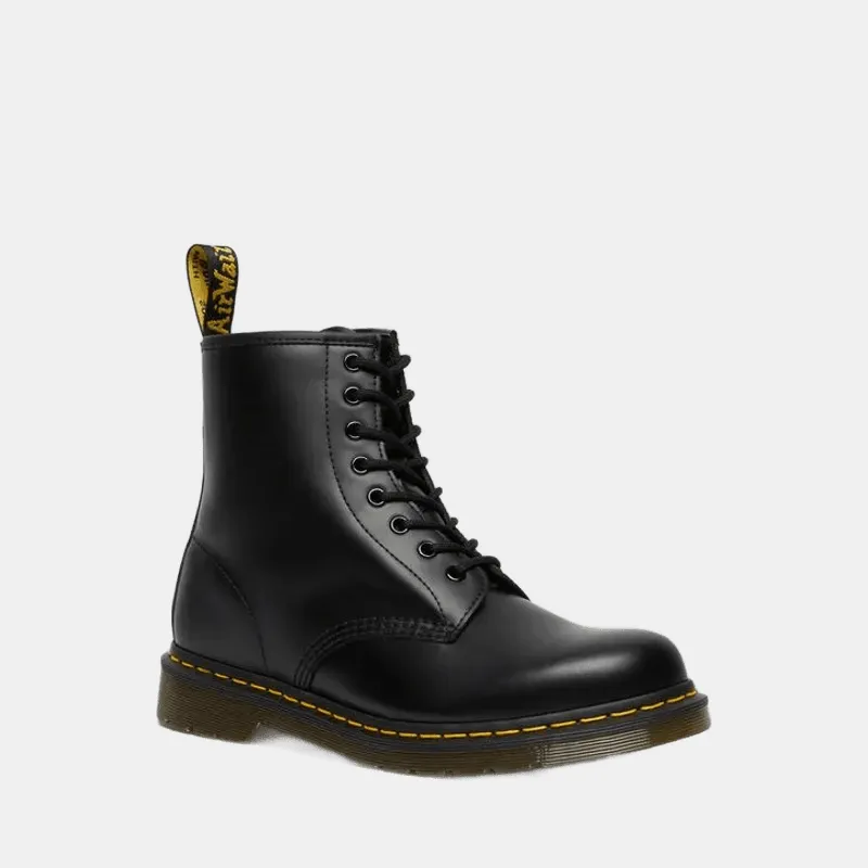Black Leather Combat Boots by Doc Martens
