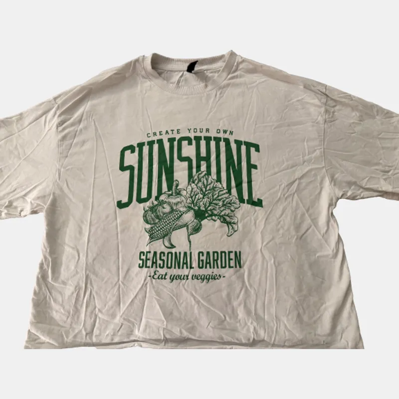 White Graphic Tee by H&M