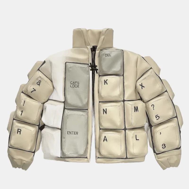 Keyboard Puffer Jacket by Liminal Work Shop