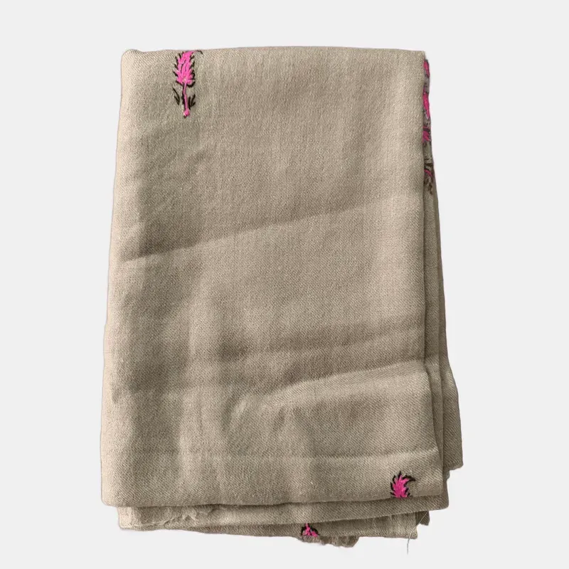 Sage Embroidered Scarf