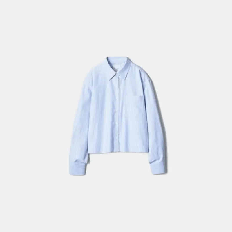 Oxford Boxy Cropped Shirt by Uniqlo x JW Anderson