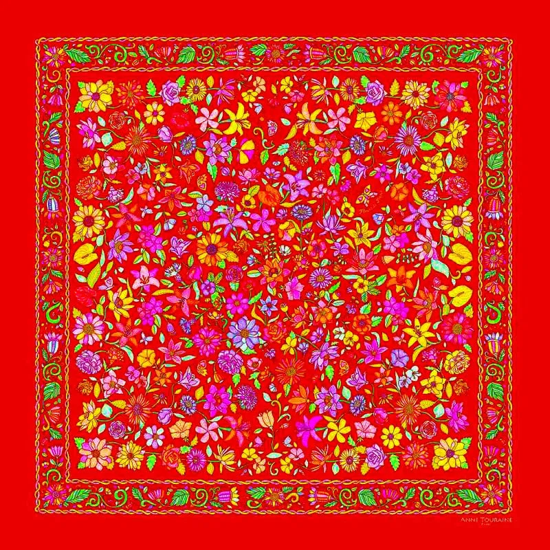 Red Silk Scarf