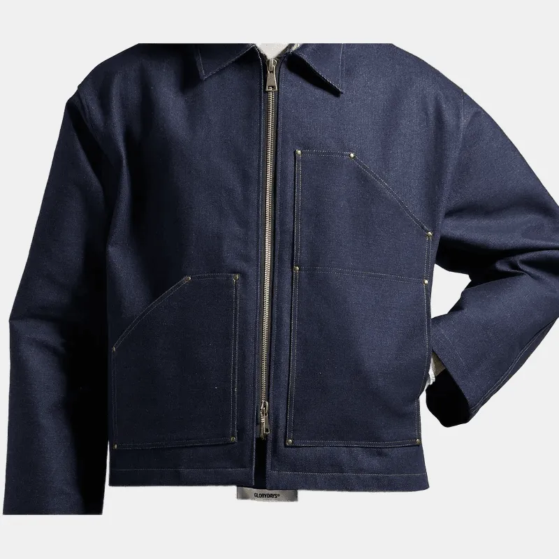 Indigo Carpenter Jacket by GLORYDAYS